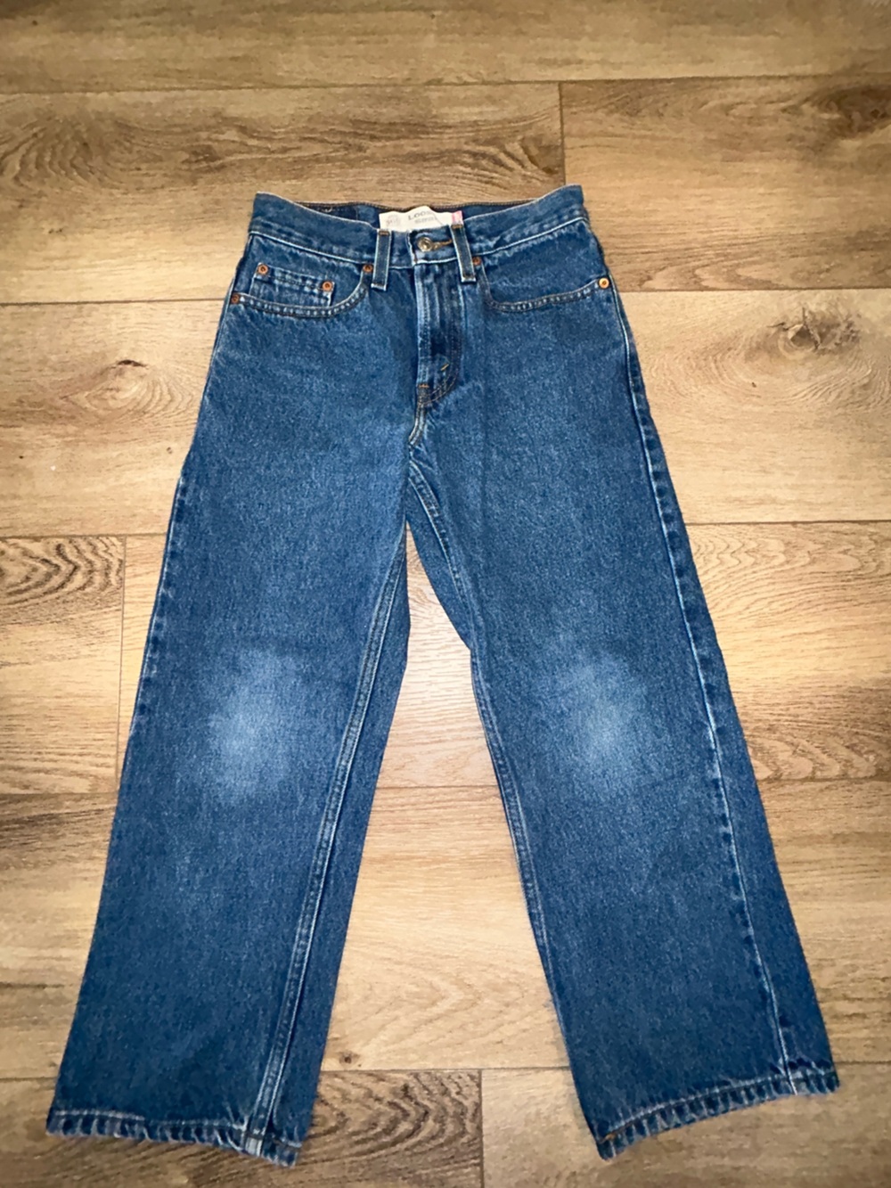 Boys Levis Straight Leg Men’s Denim Jeans - Blue 569